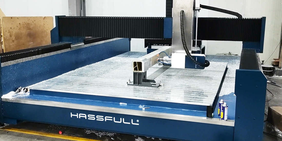 鋁加工中心的X軸在靜止狀態負荷高